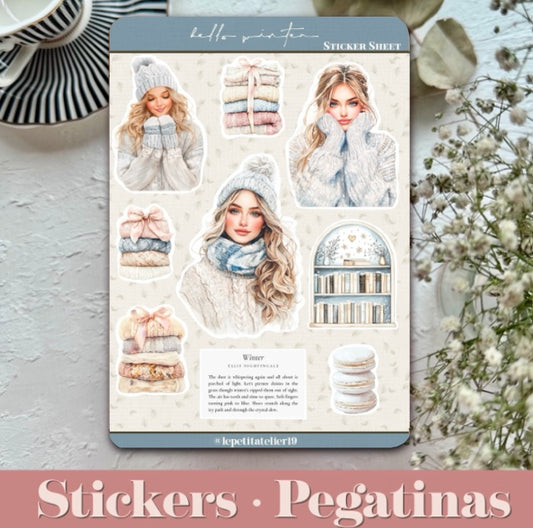 STICKERS · HELLO WINTER