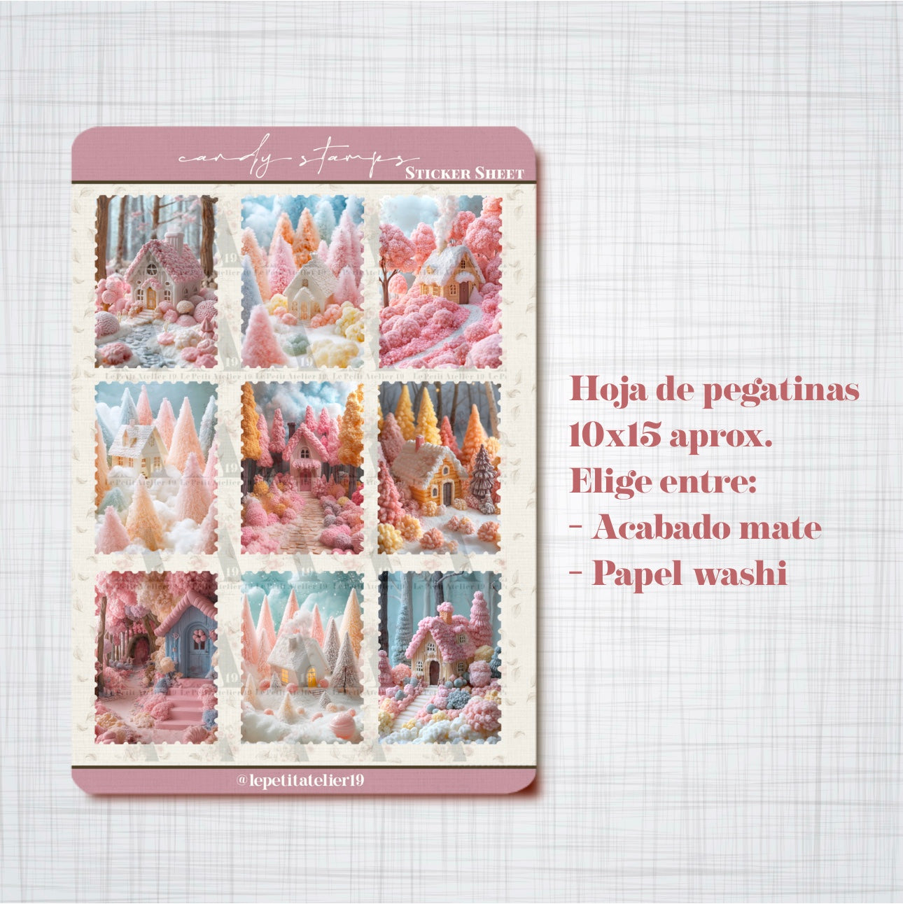 STICKERS · CANDY STAMPS
