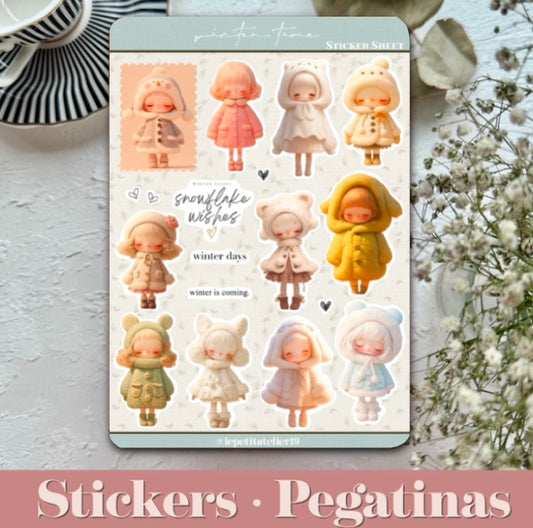 STICKERS · WINTER TIME