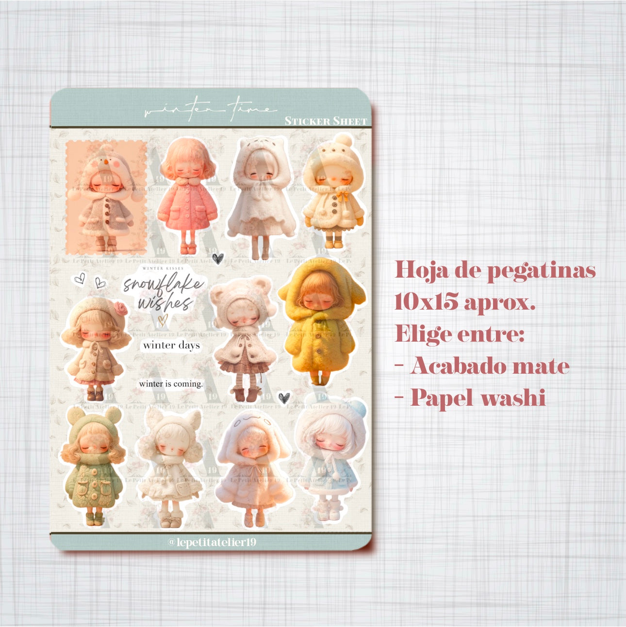 STICKERS · WINTER TIME
