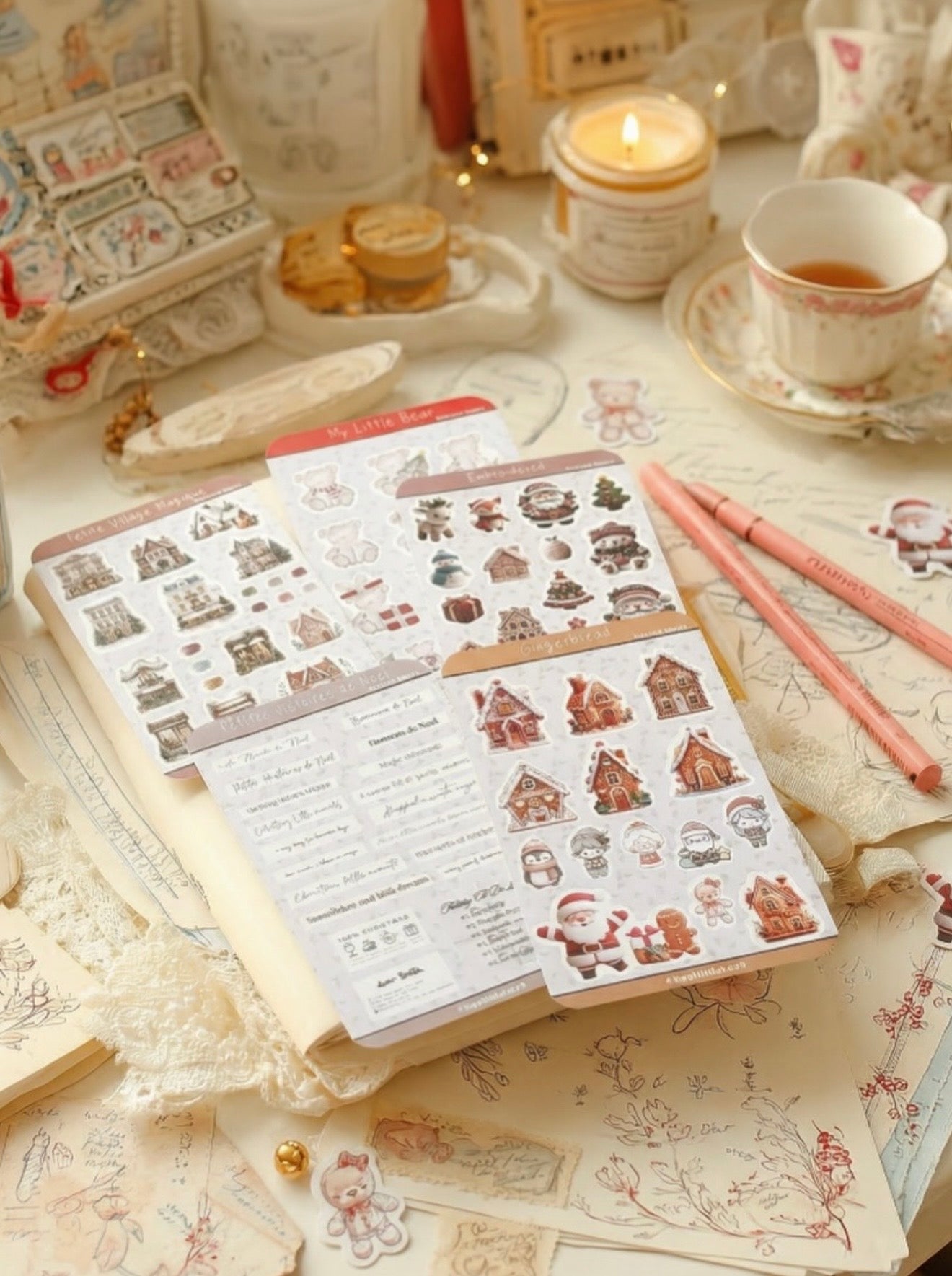 STICKERS · GINGERBREAD