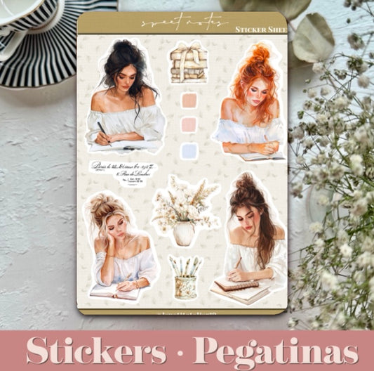 STICKERS · SWEET NOTES
