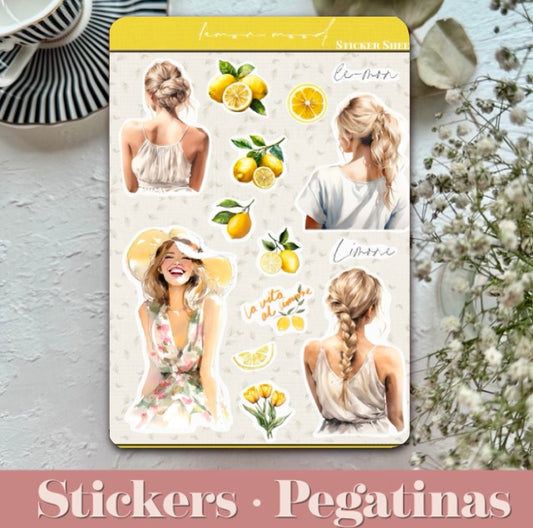 STICKERS · LEMON MOOD