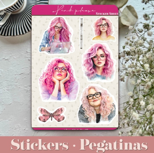 STICKERS · PINK PLEASE