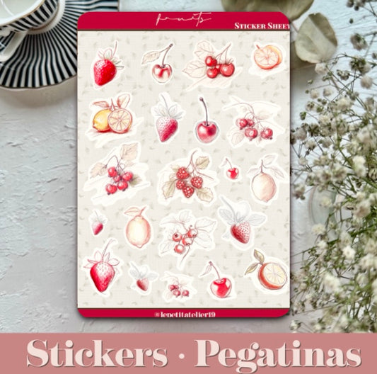 STICKERS · FRUITS