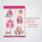 STICKERS · PINK PLEASE