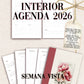 INTERIOR DE AGENDA - Semana Vista - 2026
