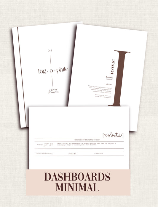 12 DASHBOARDS · Edición Minimal