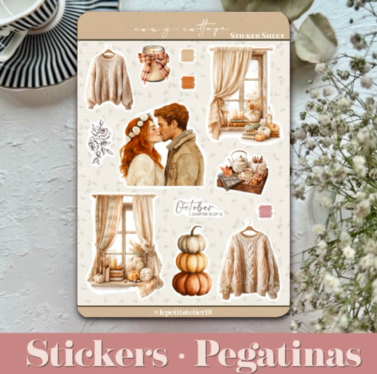 STICKERS · COZY COTTAGE