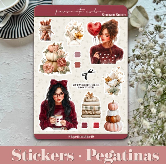 STICKERS · FAVORITE COLOR