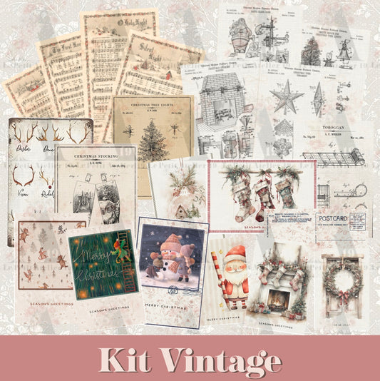 11 CHRISTMAS CARDS · On vellum &amp; matte paper