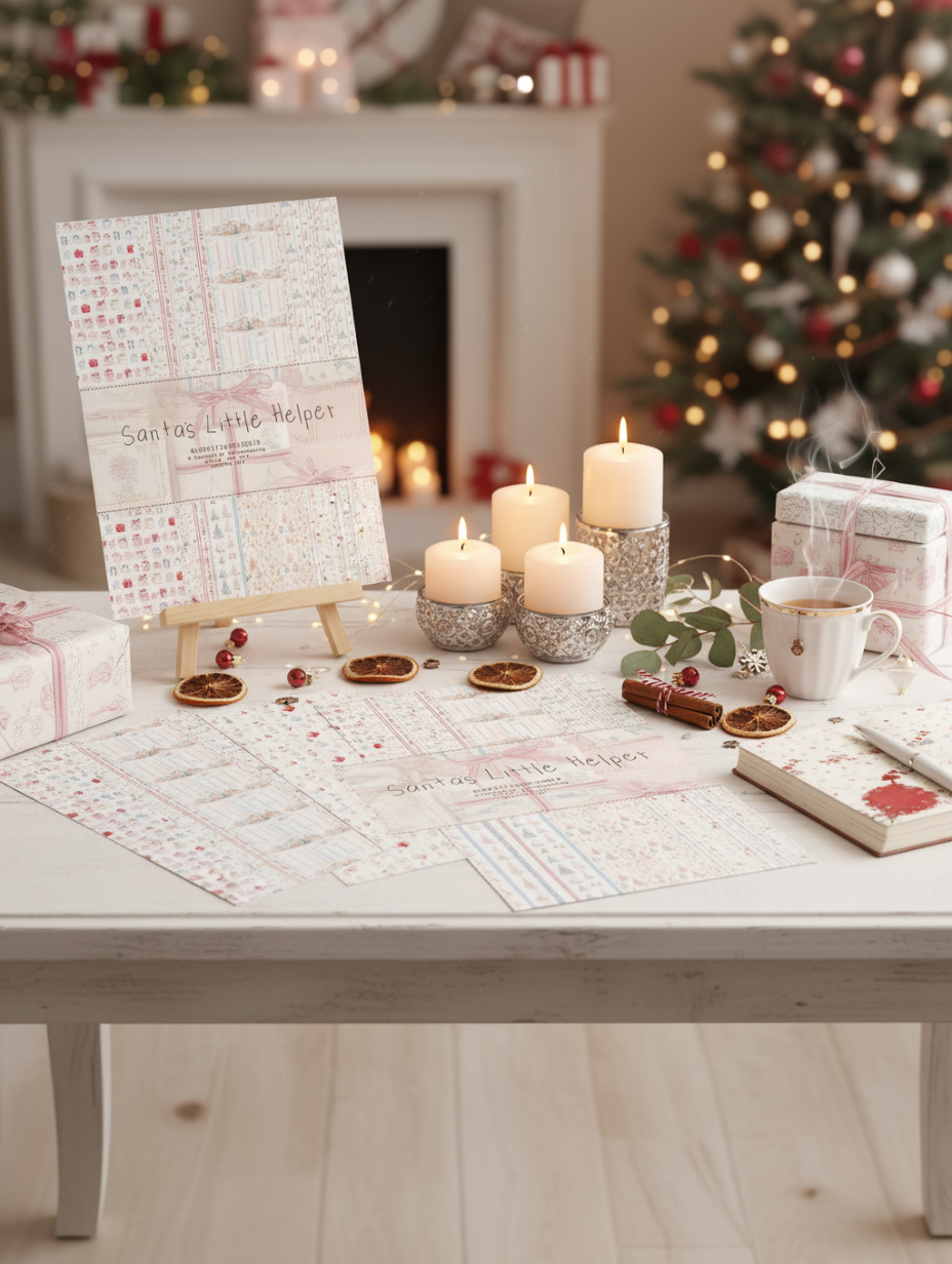 Papeles de Regalo · Colección Digital Santa's Little Helper