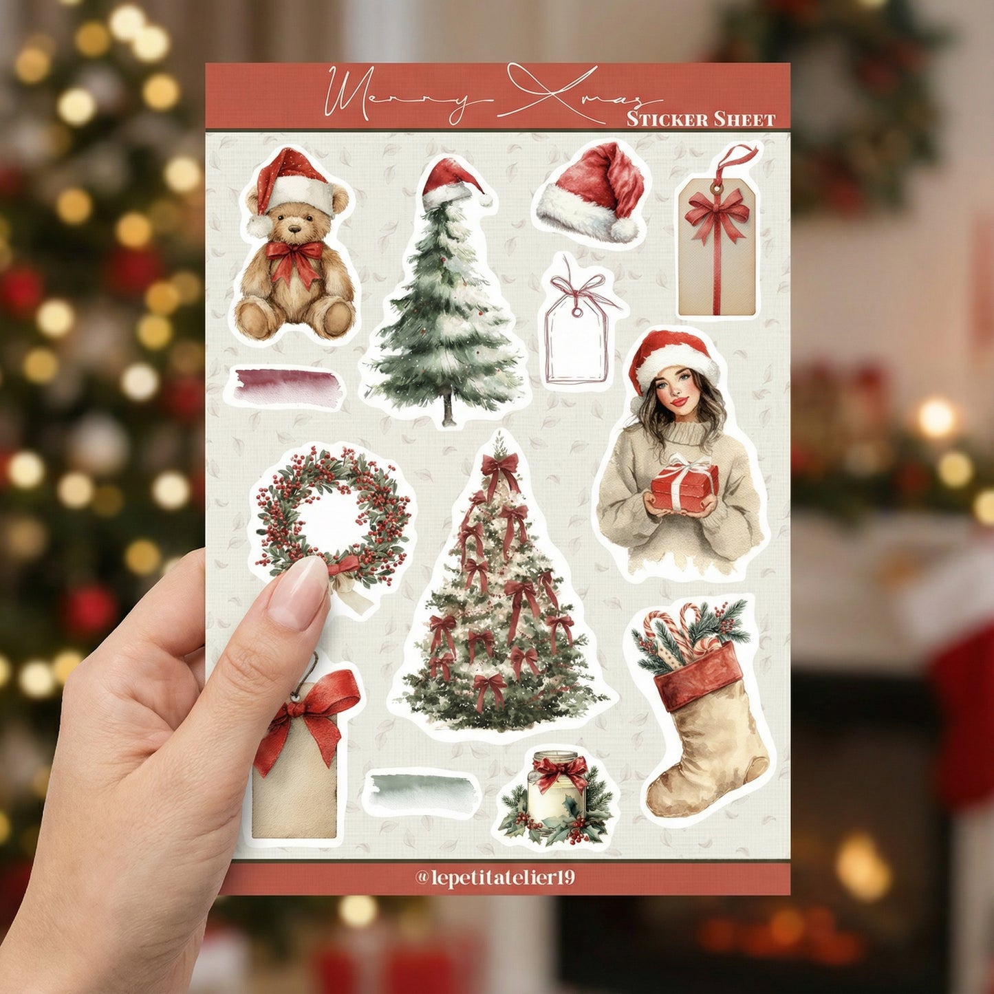 STICKERS · MERRY XMAS