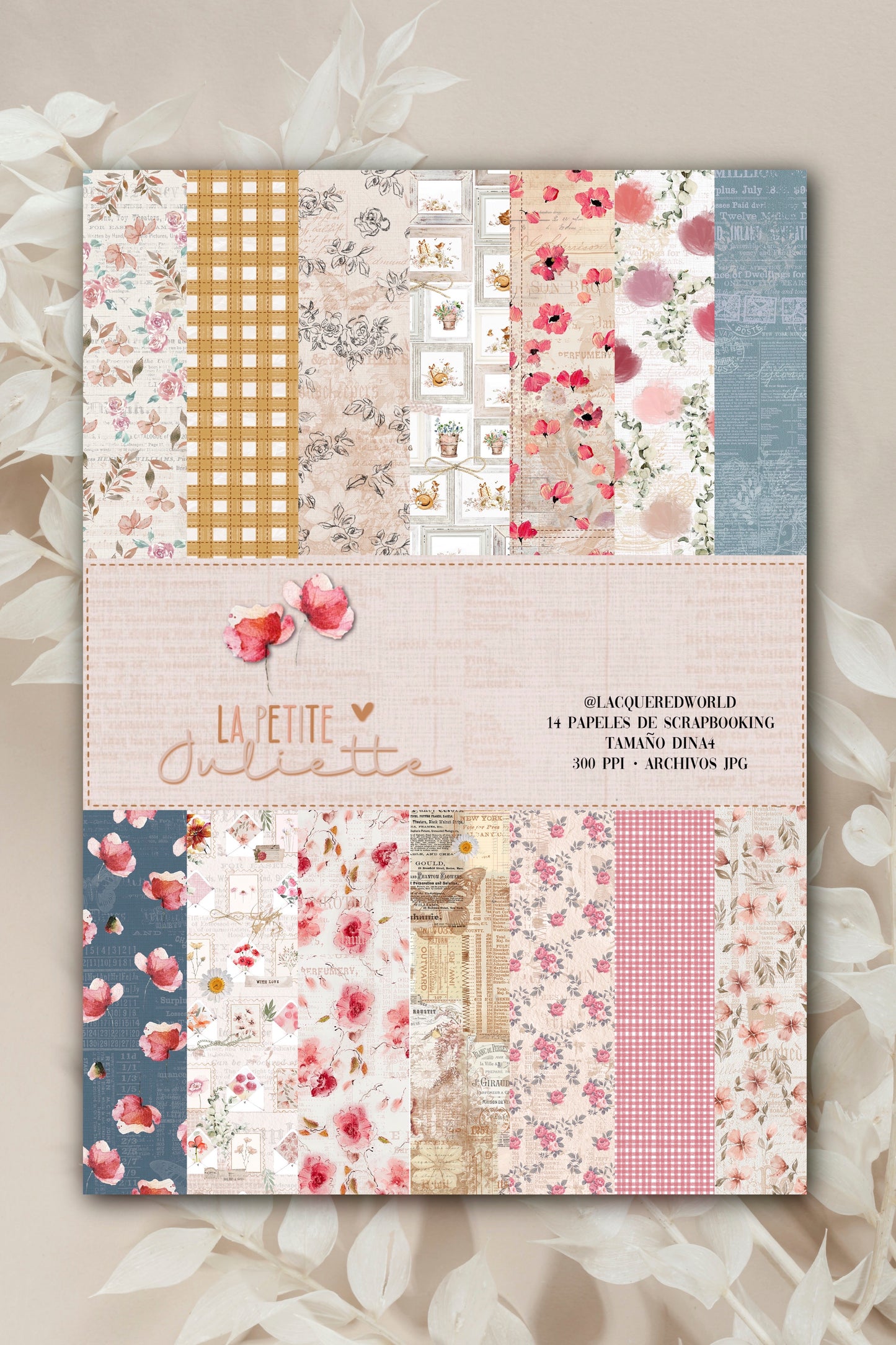 Colección de papeles La Petite Juliette | Papeles decorados
