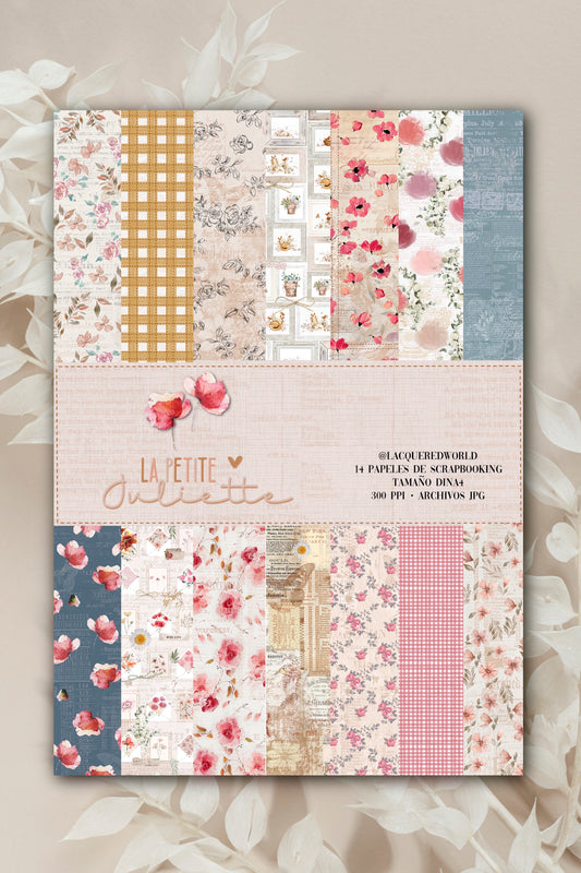 Colección de papeles La Petite Juliette | Papeles decorados