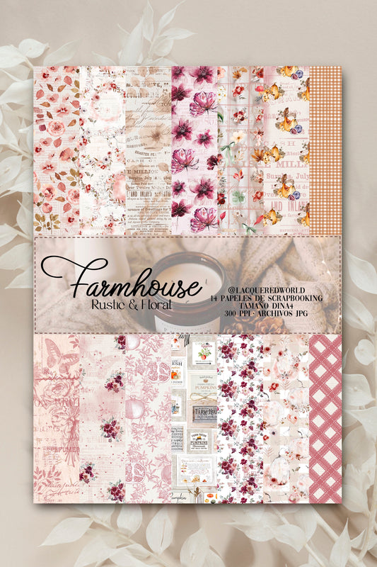 Colección de papeles FARMHOUSE | Papeles decorados
