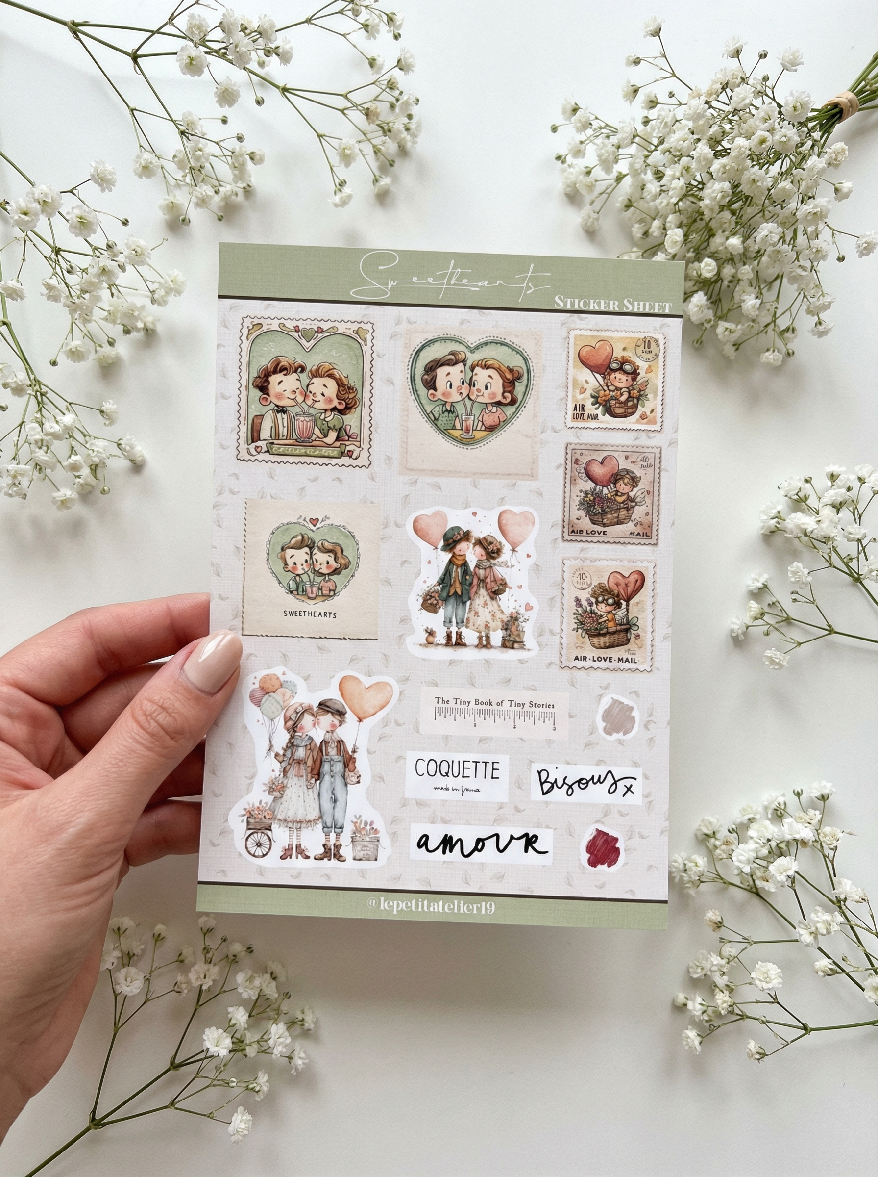 STICKERS · SWEETHEART – Le Petite Atelier 19