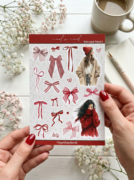 STICKERS · RED x RED