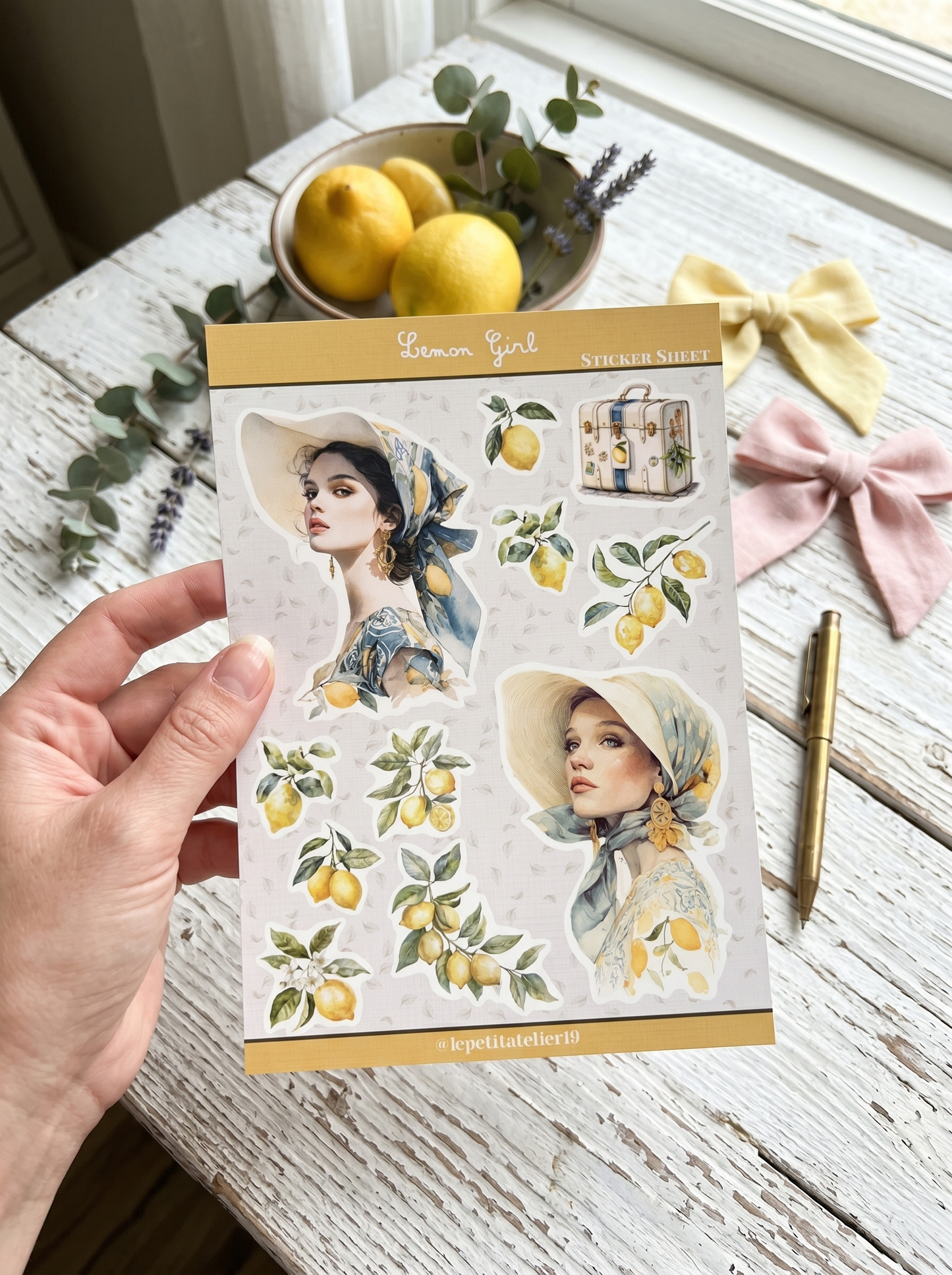 STICKERS · Lemon Girl