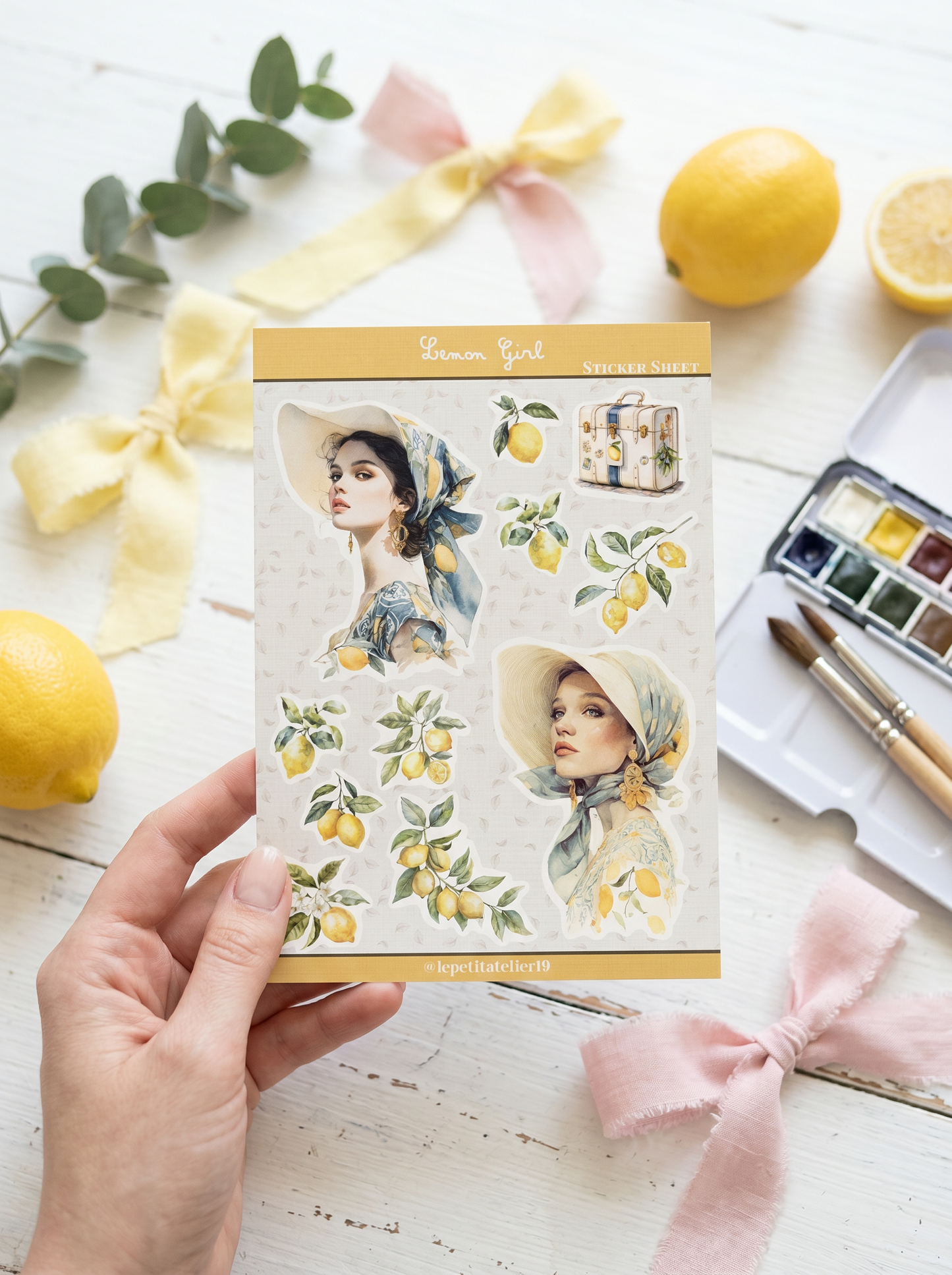 STICKERS · Lemon Girl