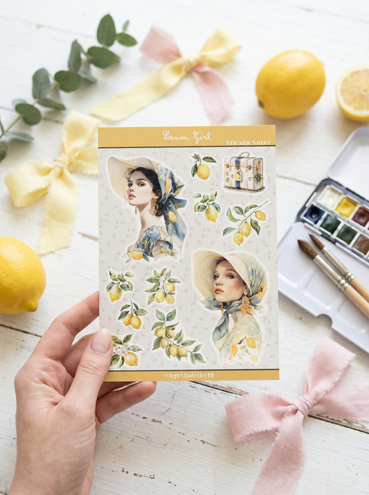 STICKERS · Lemon Girl
