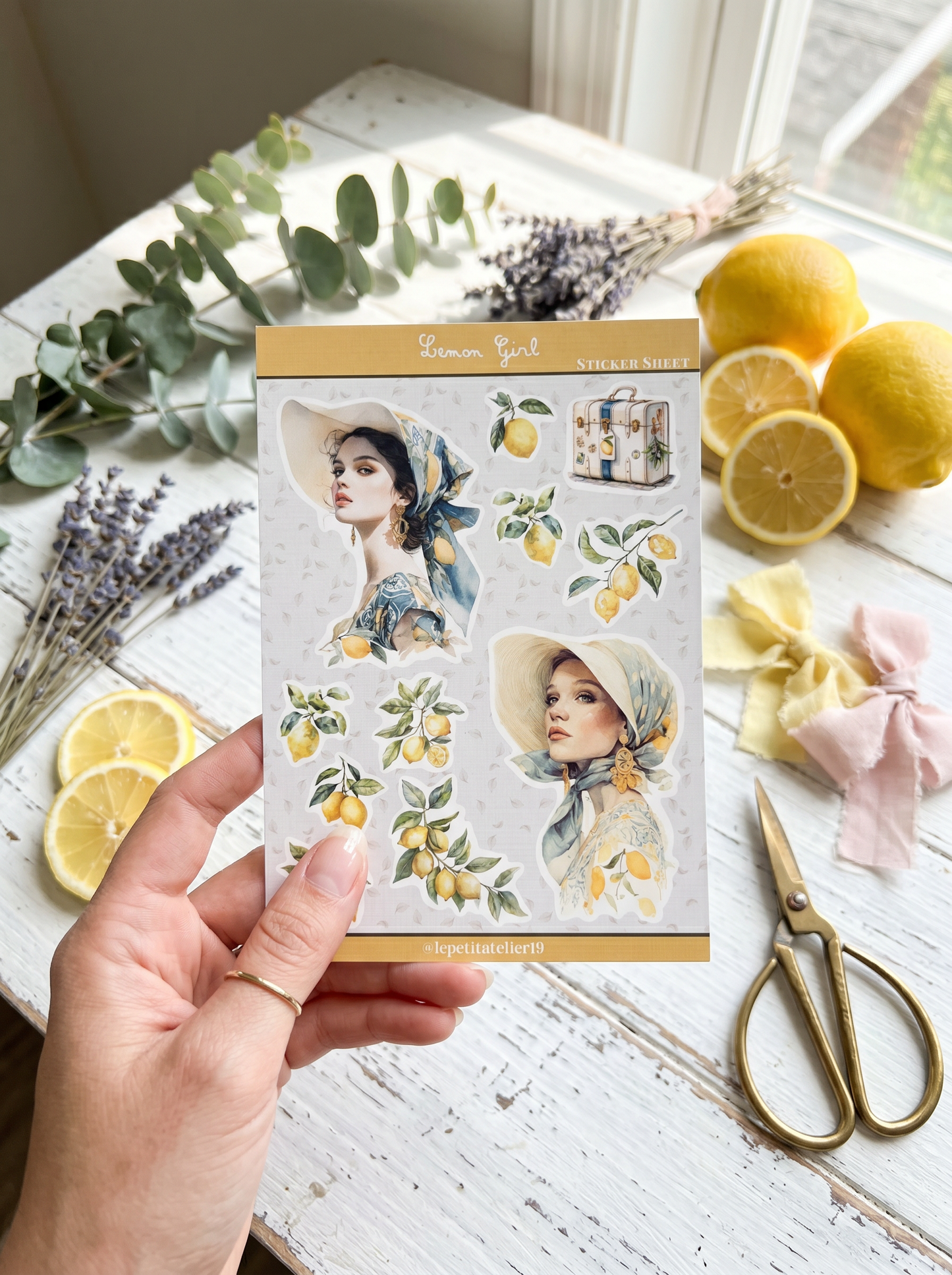 STICKERS · Lemon Girl