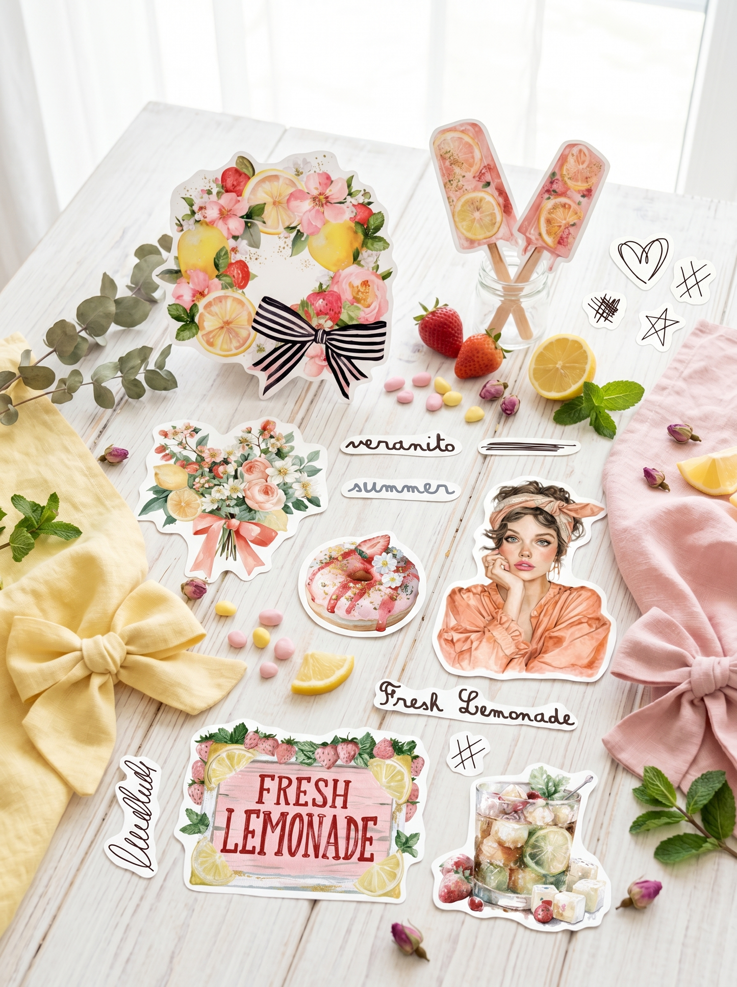 STICKERS · Fresh Lemonade
