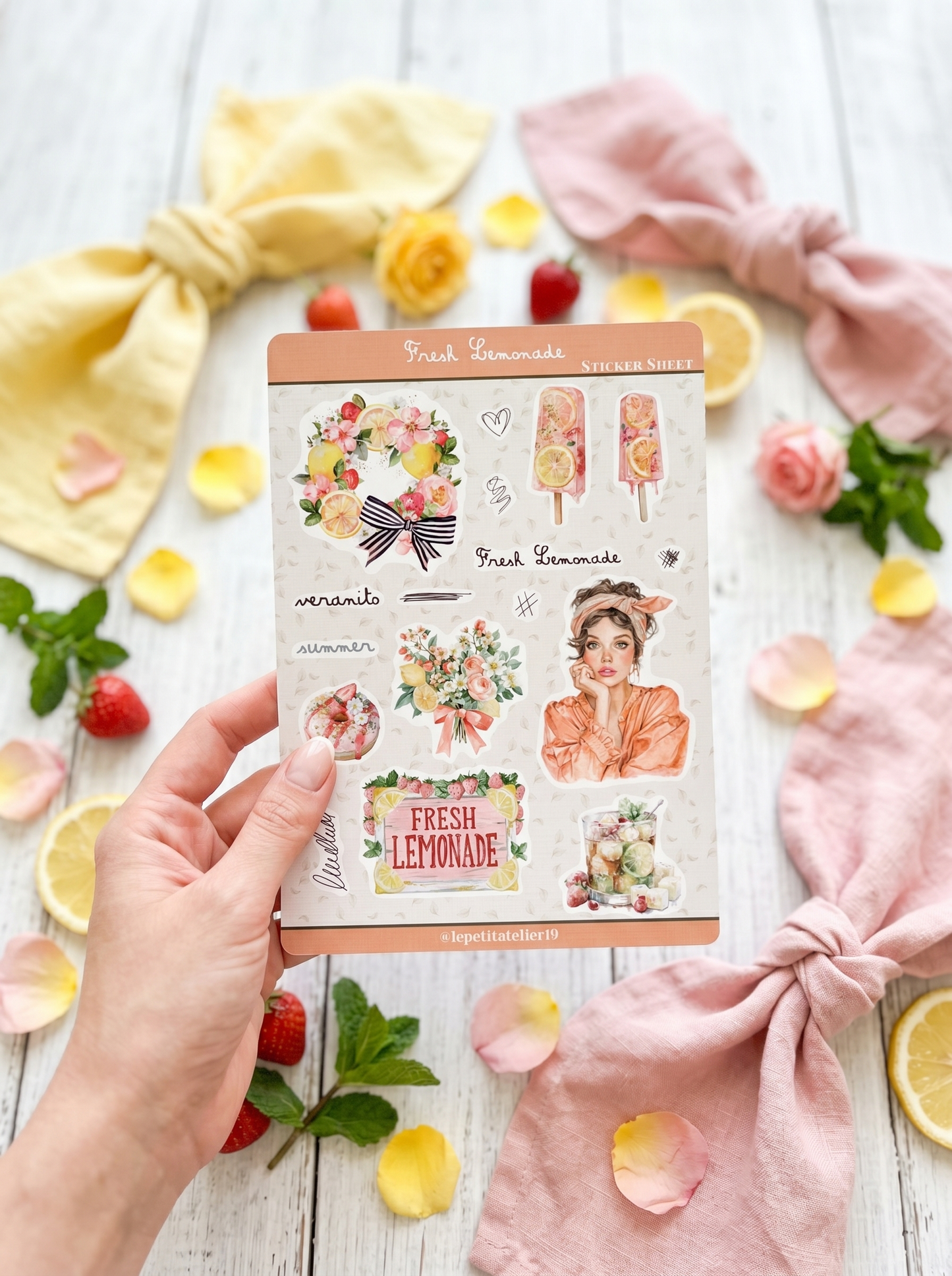 STICKERS · Fresh Lemonade