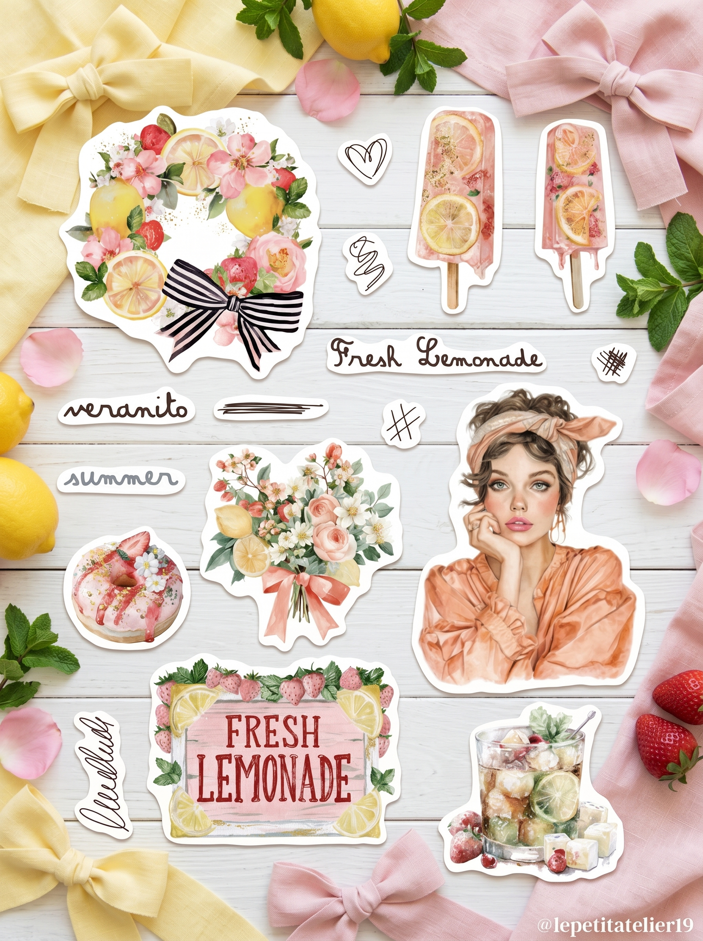 STICKERS · Fresh Lemonade