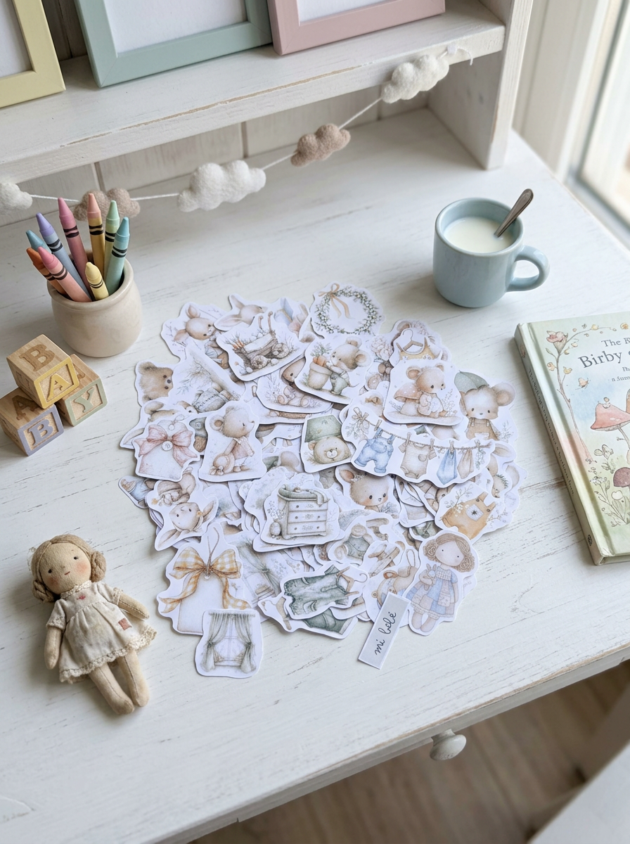 DIE CUTS Nursery - 104 Piezas Troqueladas (Recortables)