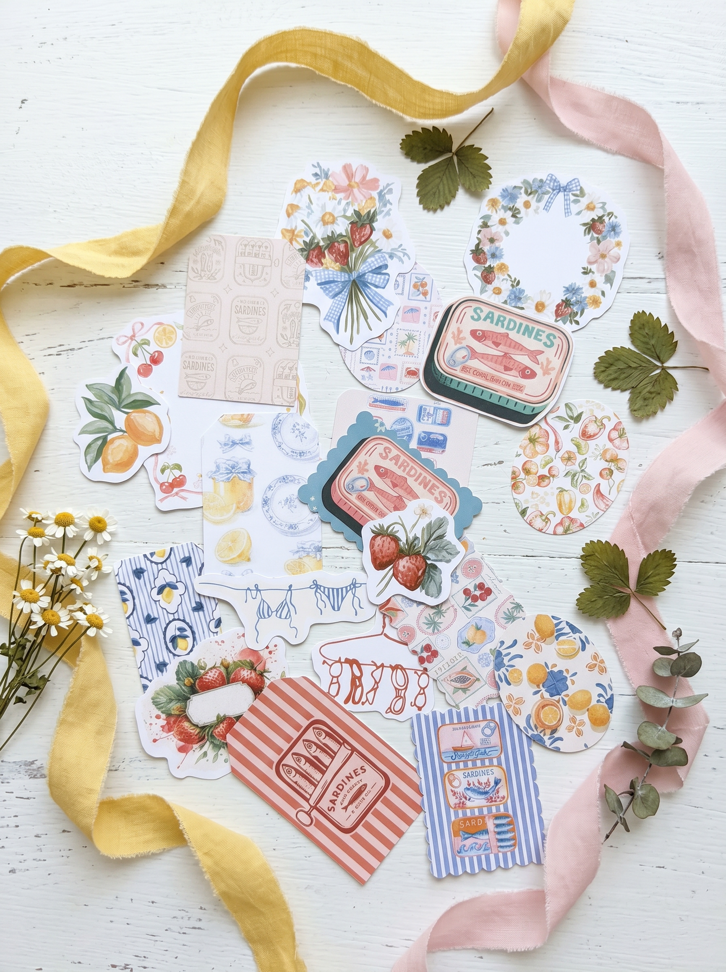 DIE CUTS Dear Summer - 34 Piezas Troqueladas (Recortables)