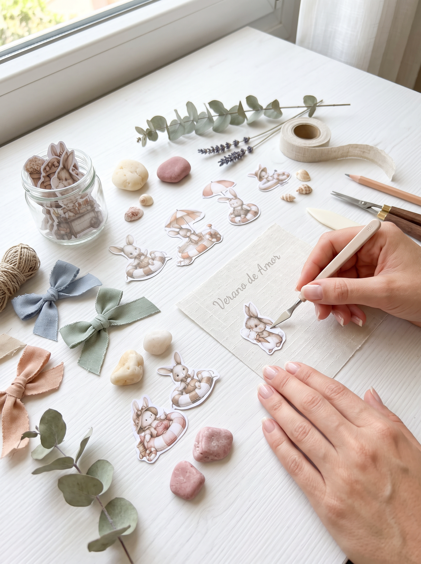 DIE CUTS Summer Moments - 47 Piezas Troqueladas (Recortables)
