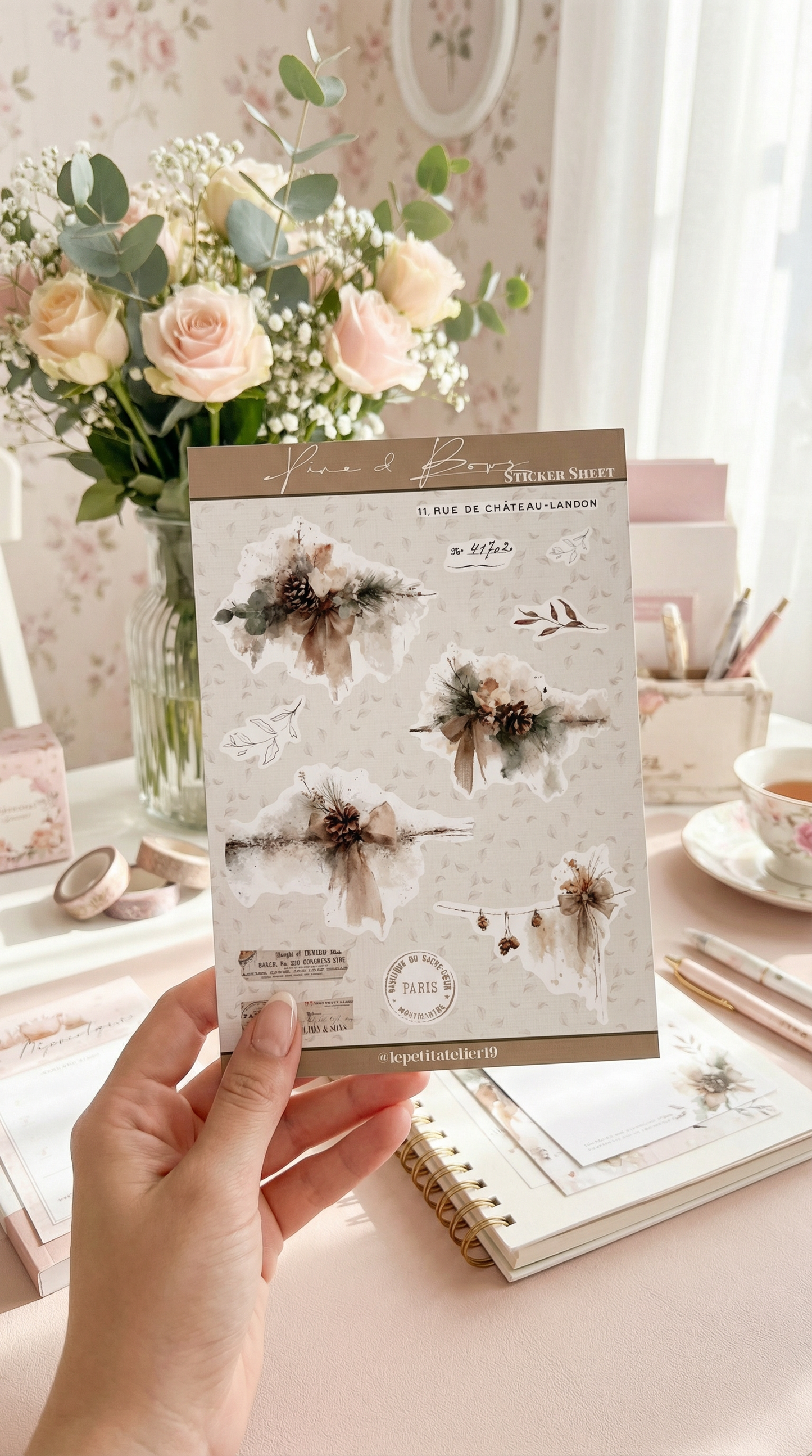 STICKERS · PINE & BOWS