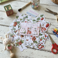 DIE CUTS Fresita - 31 Piezas Troqueladas (Recortables)