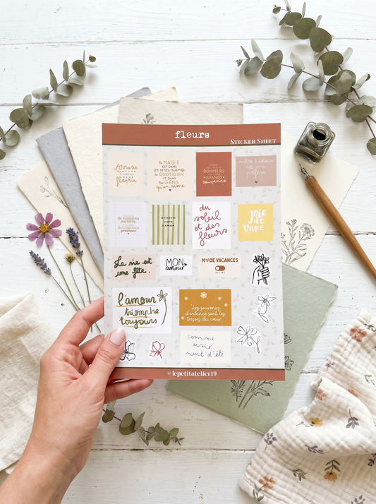 STICKERS · Fleurs