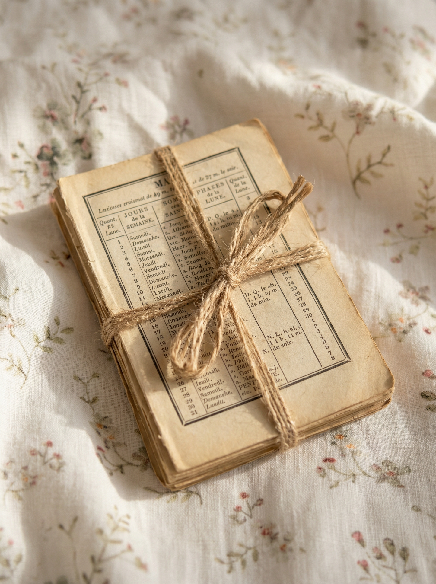 Kit de Papeles de Libros Antiguos Auténticos (Años 1800-1900 desde Francia)
