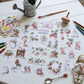 DIE CUTS Fresita - 31 Piezas Troqueladas (Recortables)