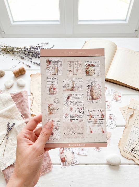 STICKERS · Vintage Stamps