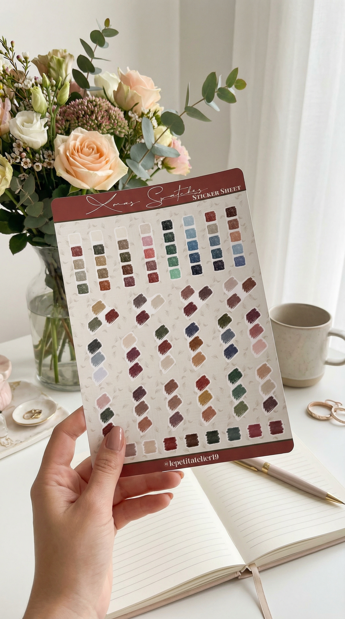 STICKERS · XMAS SWATCHES