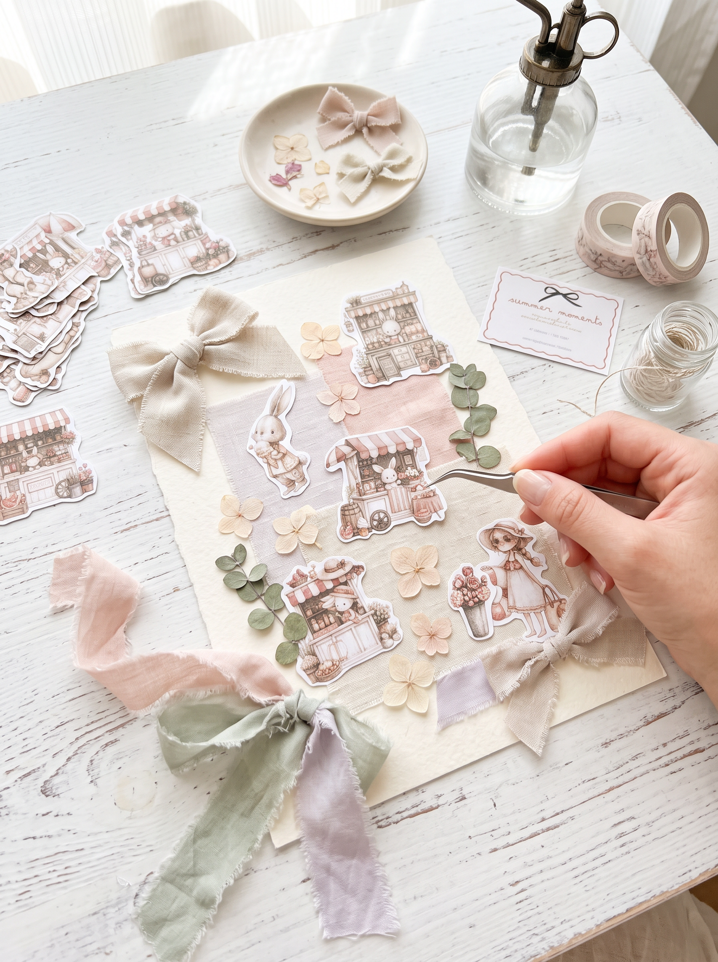 DIE CUTS Summer Moments - 47 Piezas Troqueladas (Recortables)
