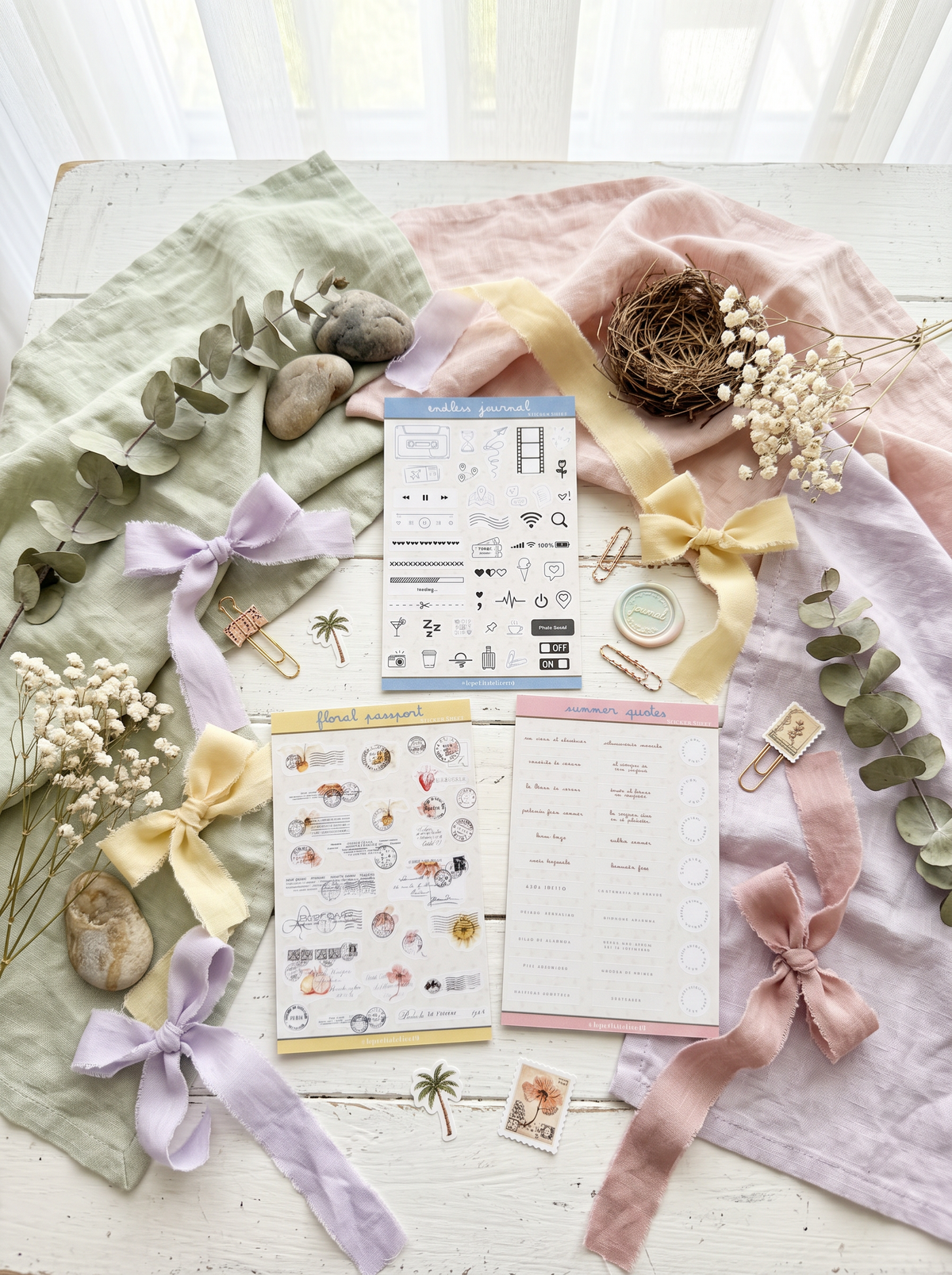 STICKERS · Floral Passport