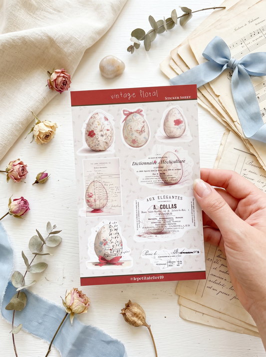 STICKERS · Vintage Floral
