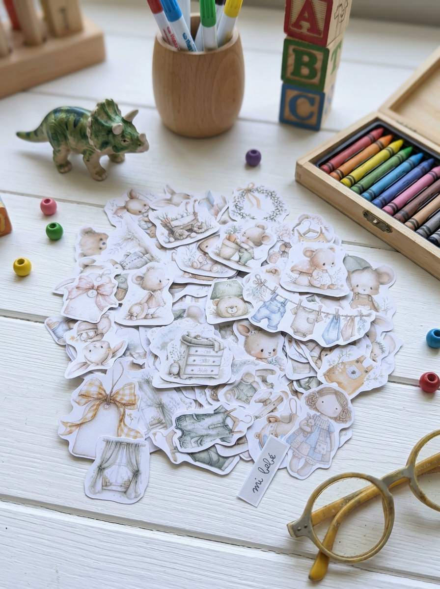 DIE CUTS Nursery - 104 Piezas Troqueladas (Recortables)