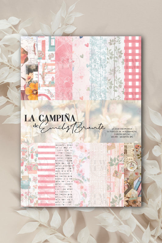 COLECCIÓN de papeles La Campiña de Emily Bronte | Papeles decorados